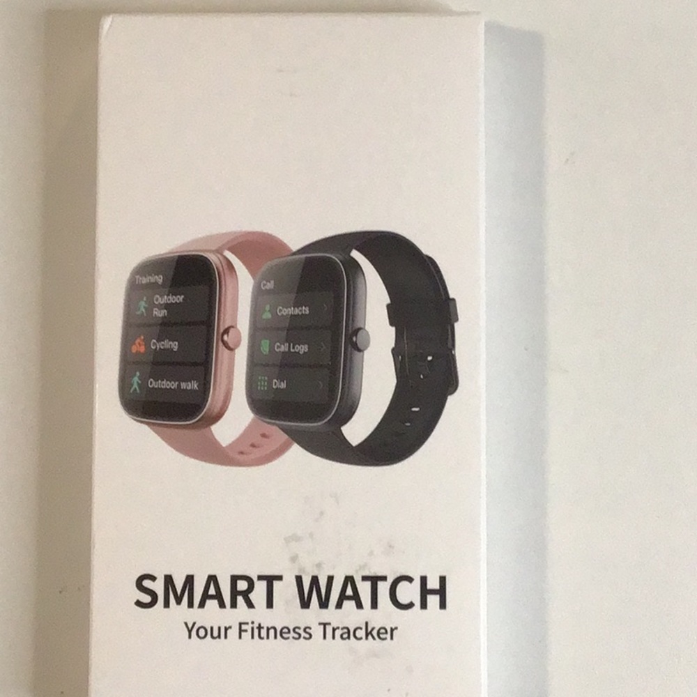 Source Unknown Smartwatch Pink and Black Digital Display